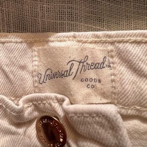 Universal Threads Vintage Straight leg ivory colored denim
